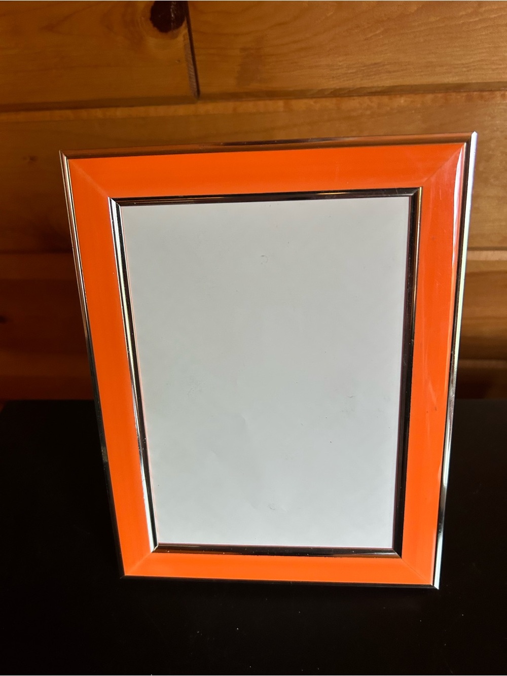 Orange Accent Photo Frame